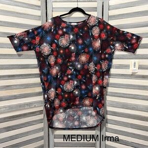 LuLaRoe Firework Pattern‎ Short Sleeve Tee